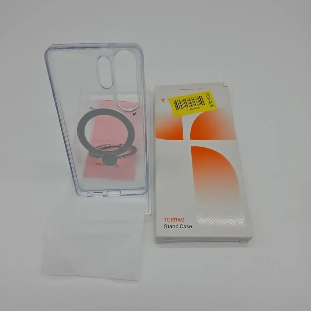 TORRAS Q3 Spin Case for Samsung Galaxy S26 Ultra MagSafe 360 Kickstand Clear